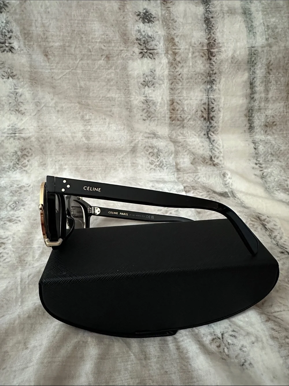 Celine - Square Glasses / Sunglasses with Clip on